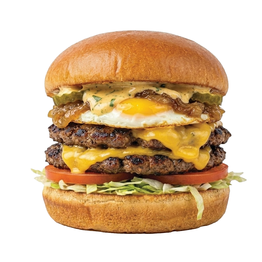 EGG DOUBLE BURGER